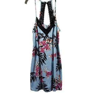 Secret Treasures Women's Babydoll Lingerie‎ Nightgown Size Large Silky Floral